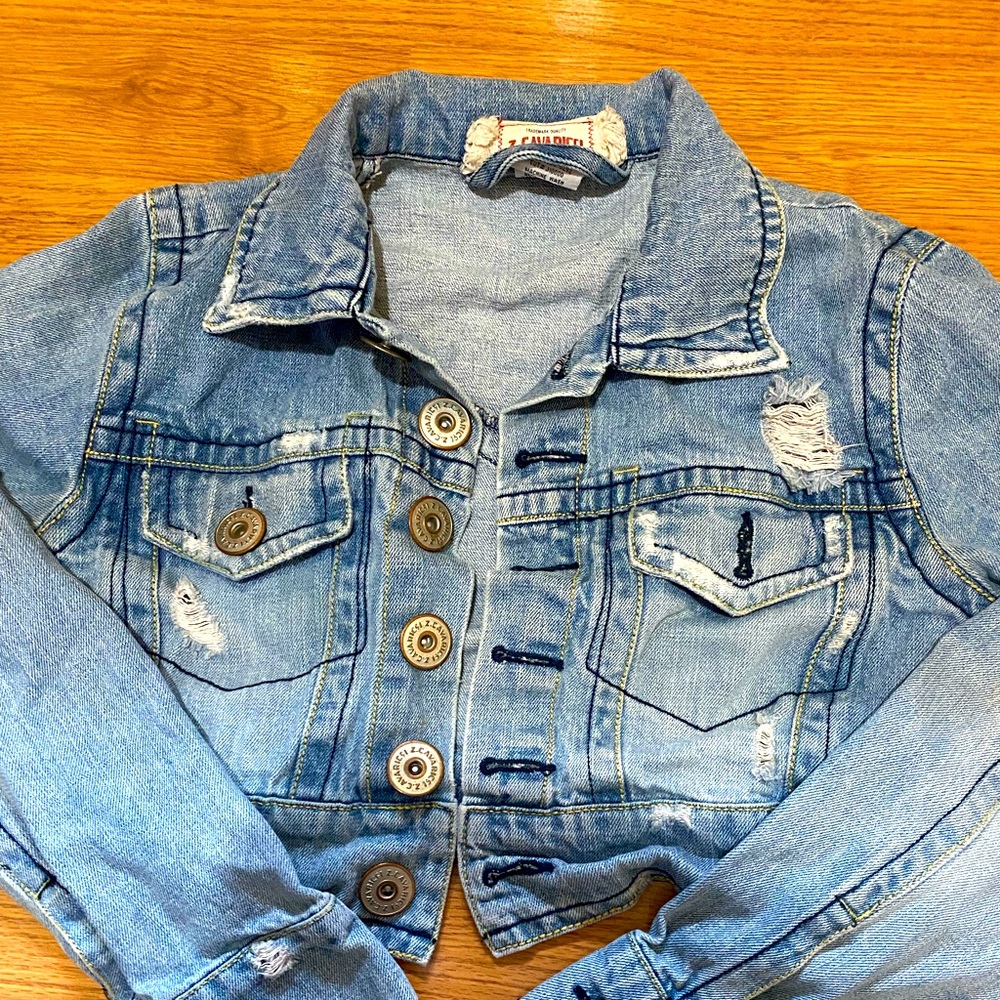Cropped Jean Jacket